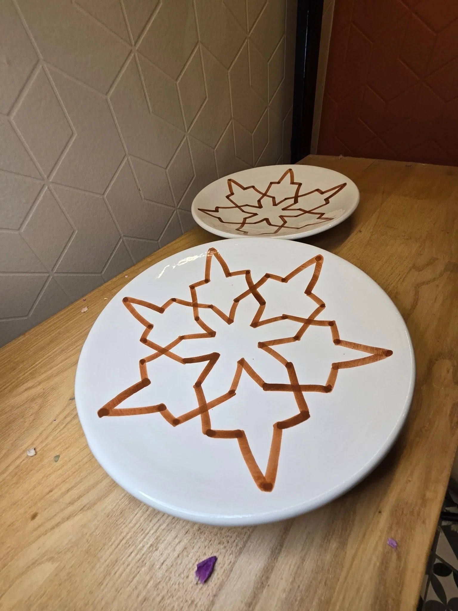 Assiette à Dessert Zwak Terracotta - Ij Beldi