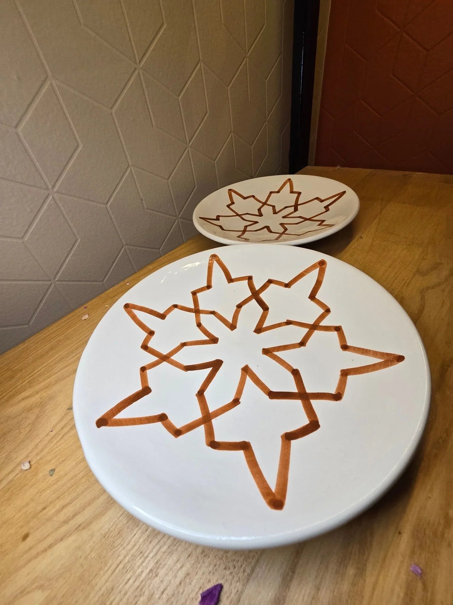 Assiette à Dessert Zwak Terracotta - Ij Beldi