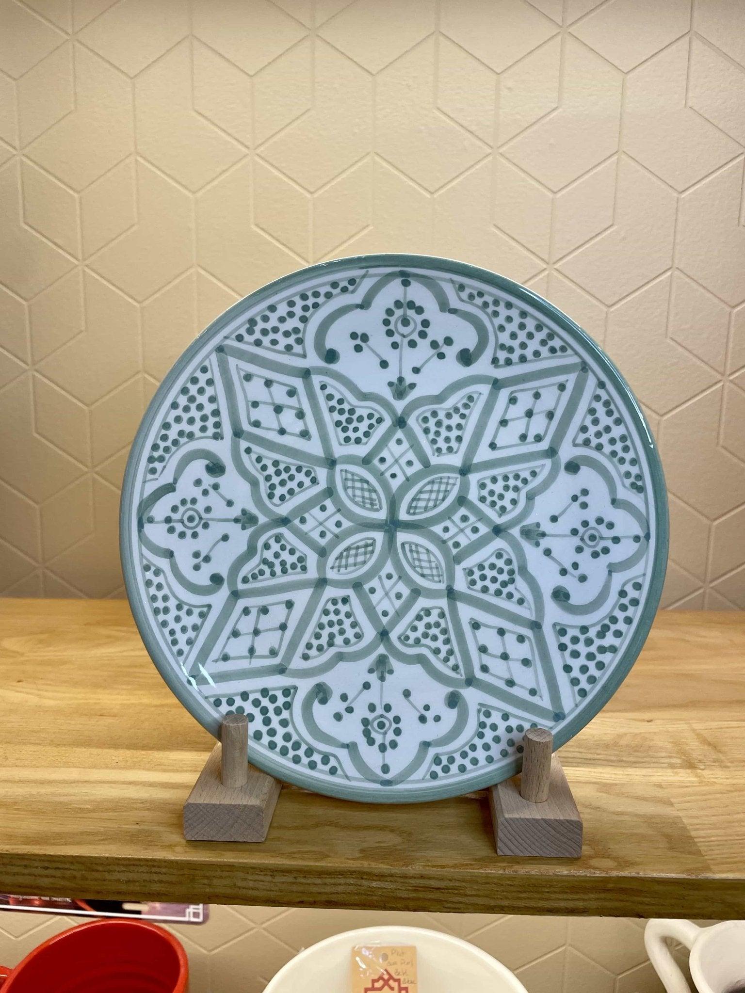 Assiette Zwak Verte - Ij Beldi