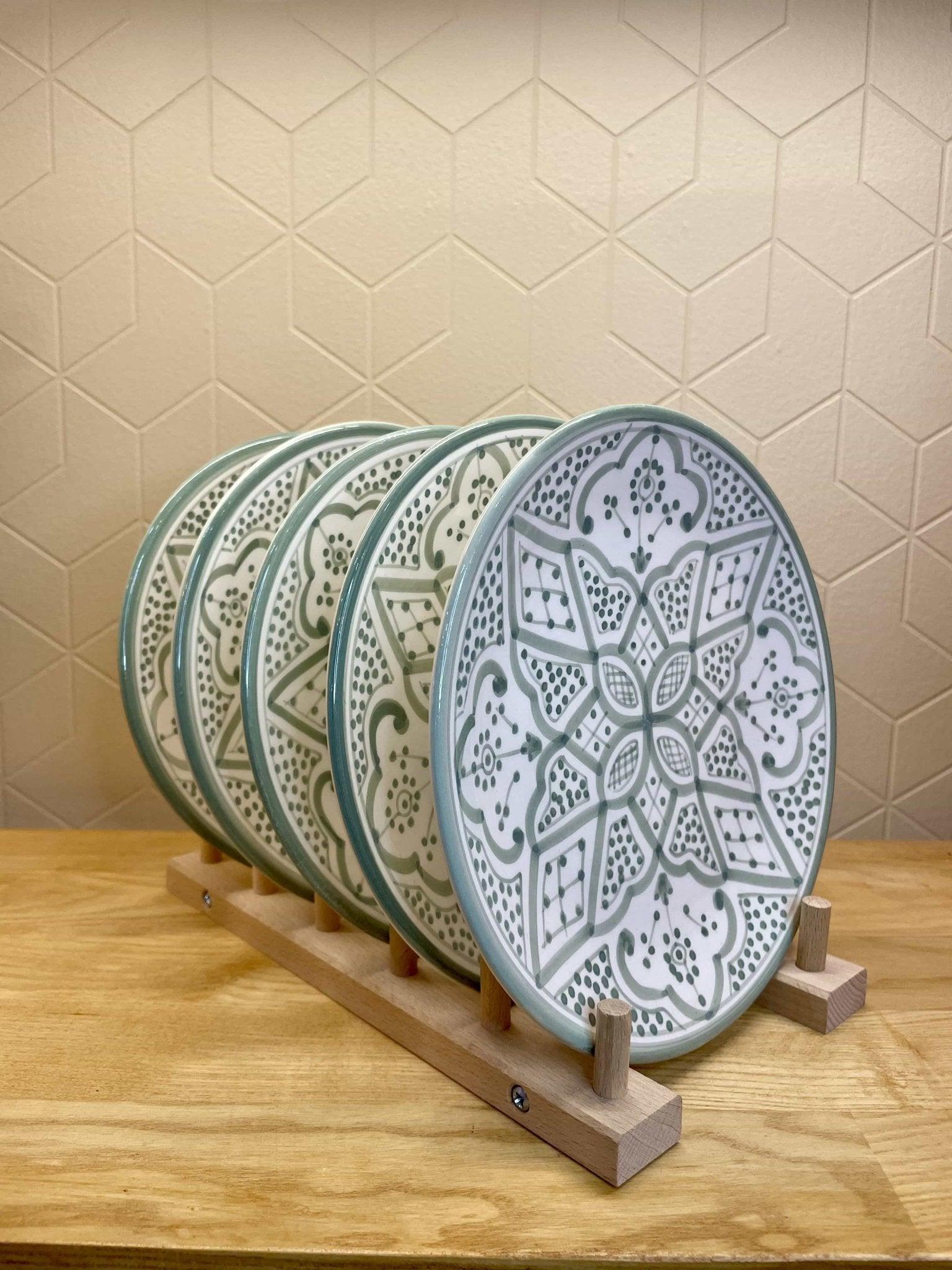 Assiette Zwak Verte - Ij Beldi