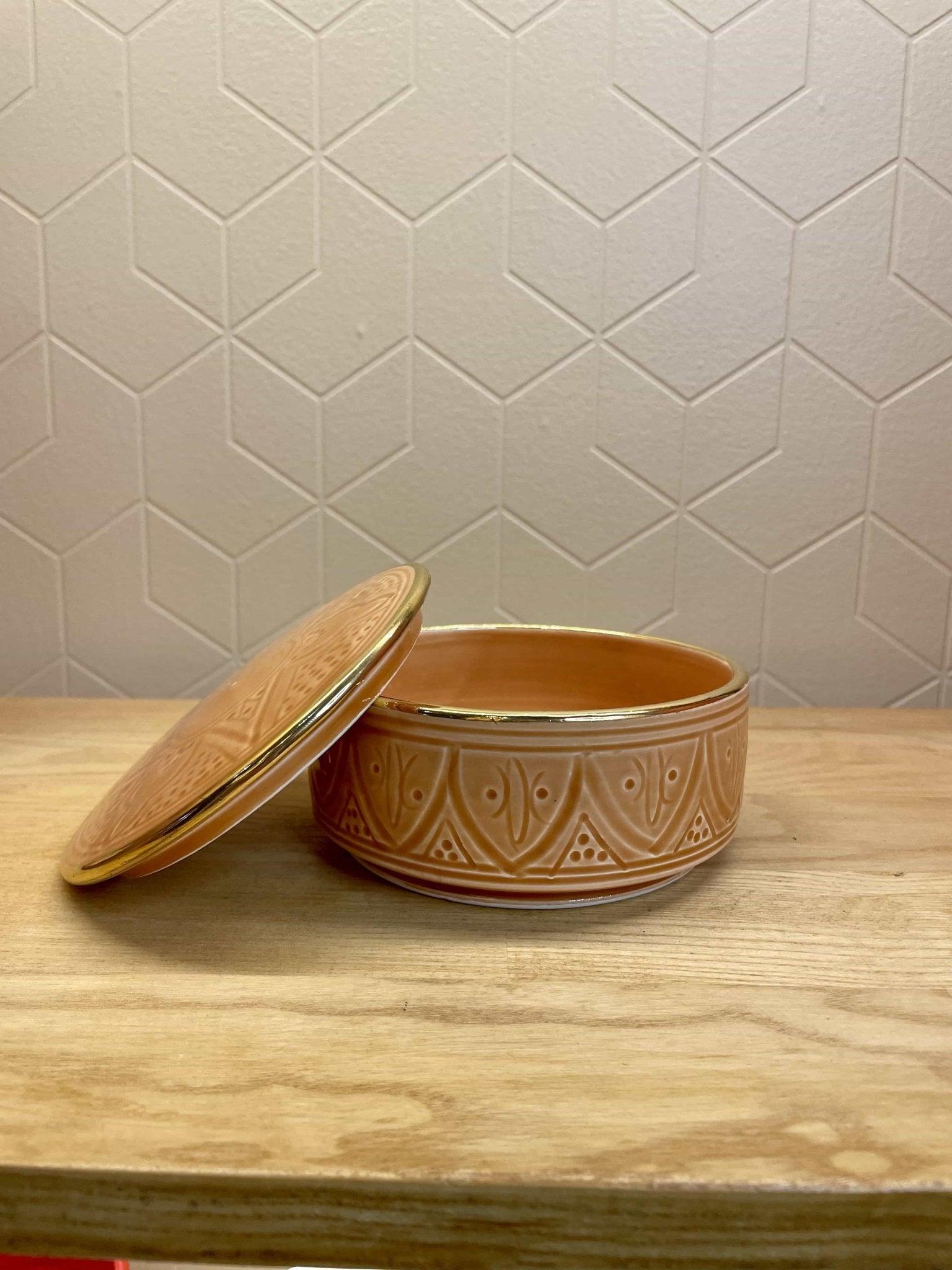 Bonbonnier Beldi Gold Orange - Ij Beldi