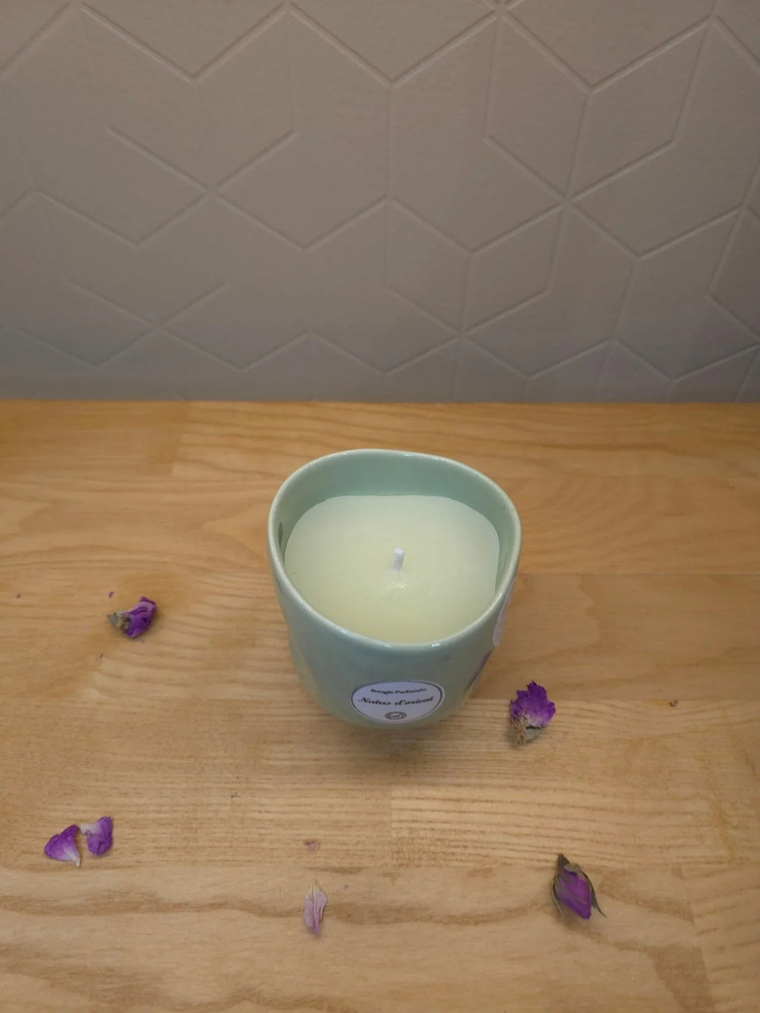 Bougie Imparfaite Verte Natus D'orient - Ij Beldi