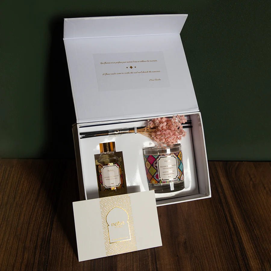 Coffret Essences du Maroc - Diffuseur & Bougie parfumée - Ij Beldi