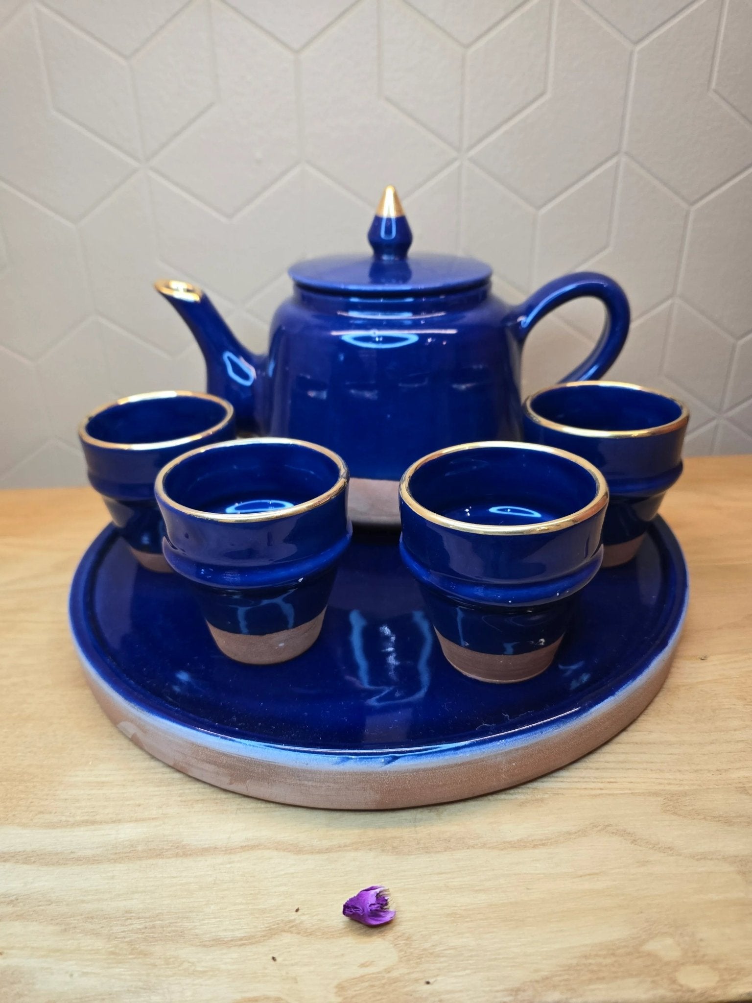 Ensemble Théière Bi Matière - Ij Beldi