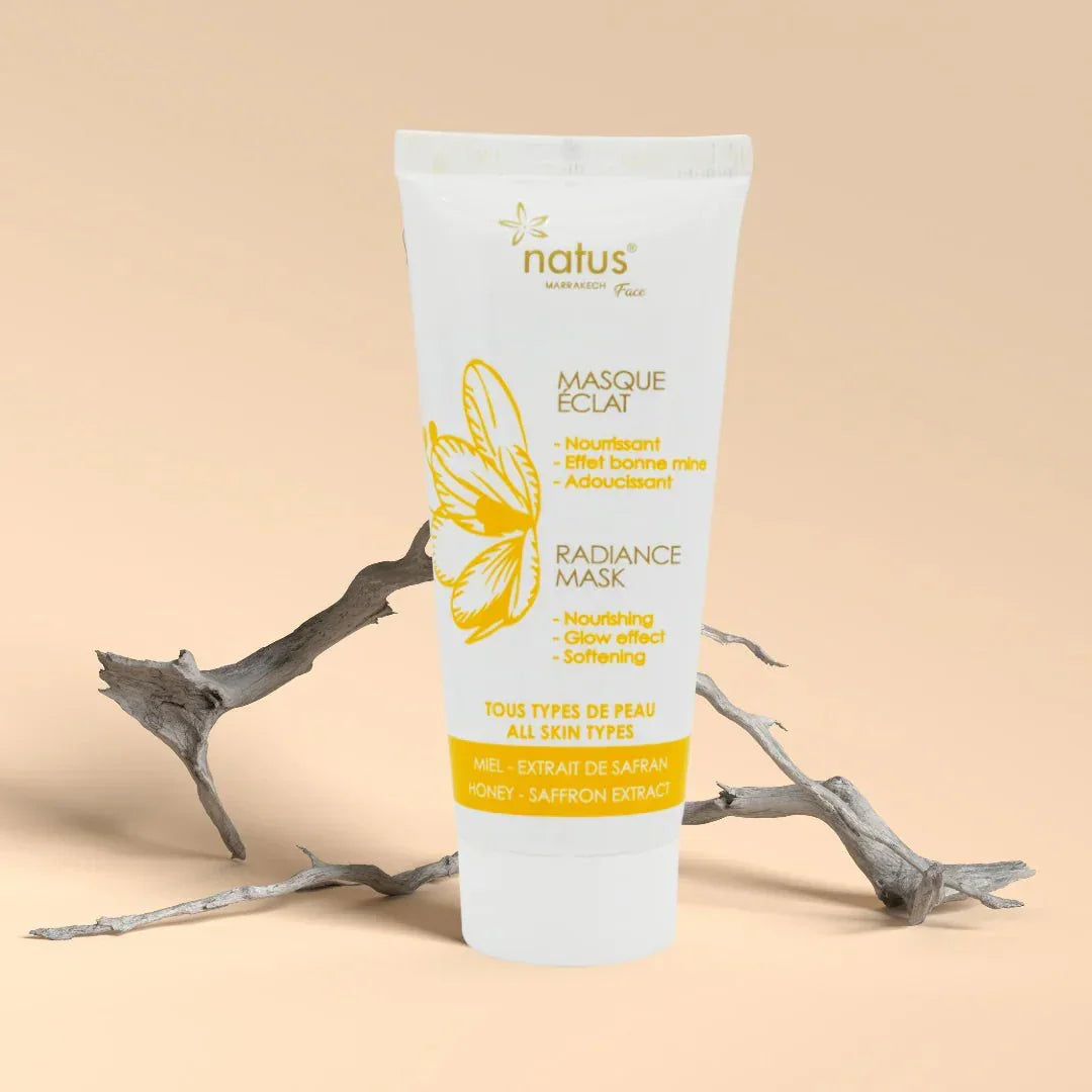Masque Eclat au Miel, Safran et Huile d'Argan - 100 ML - Ij Beldi
