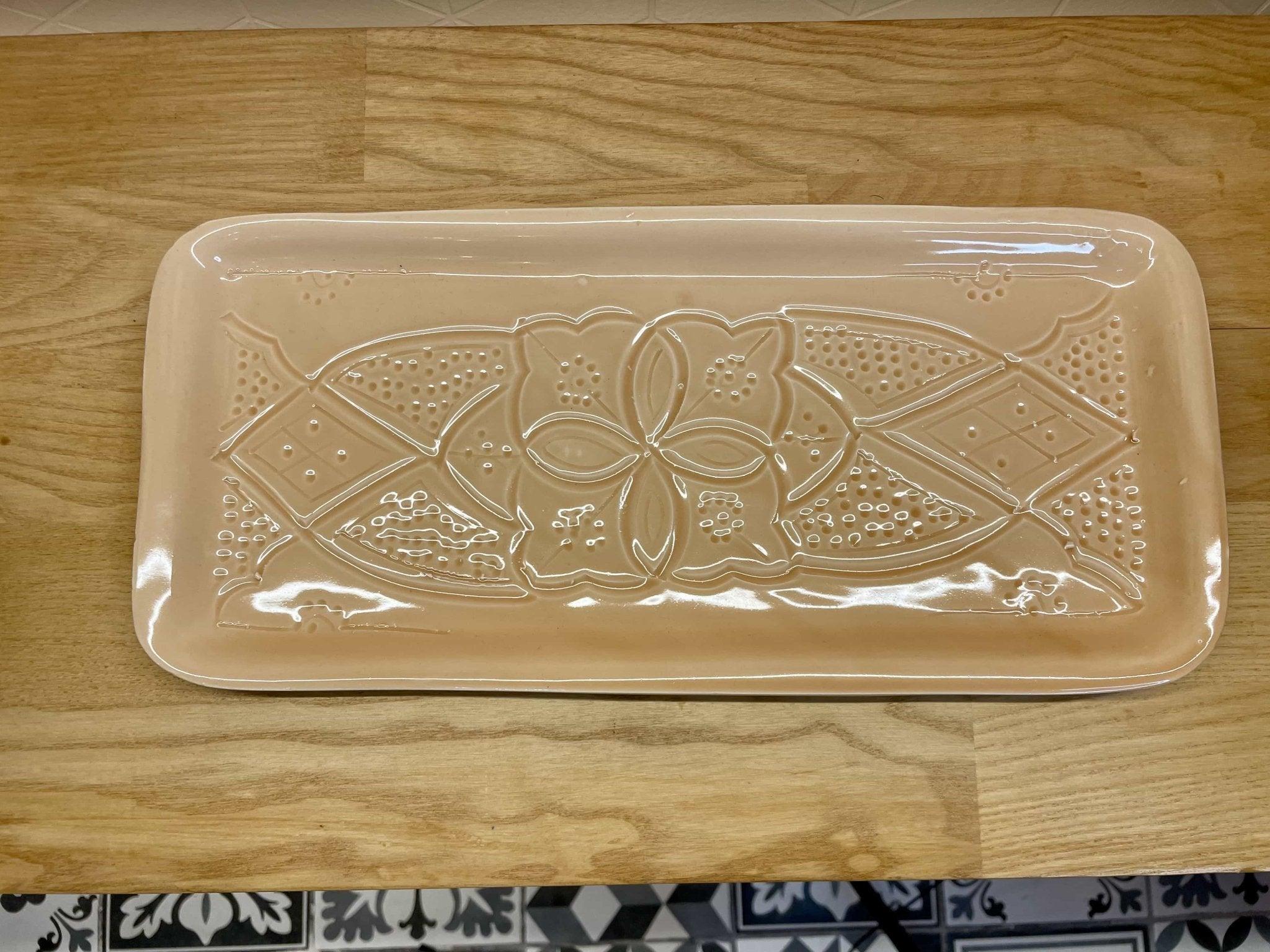 Plat Réctangulaire Beldi Beige - Ij Beldi