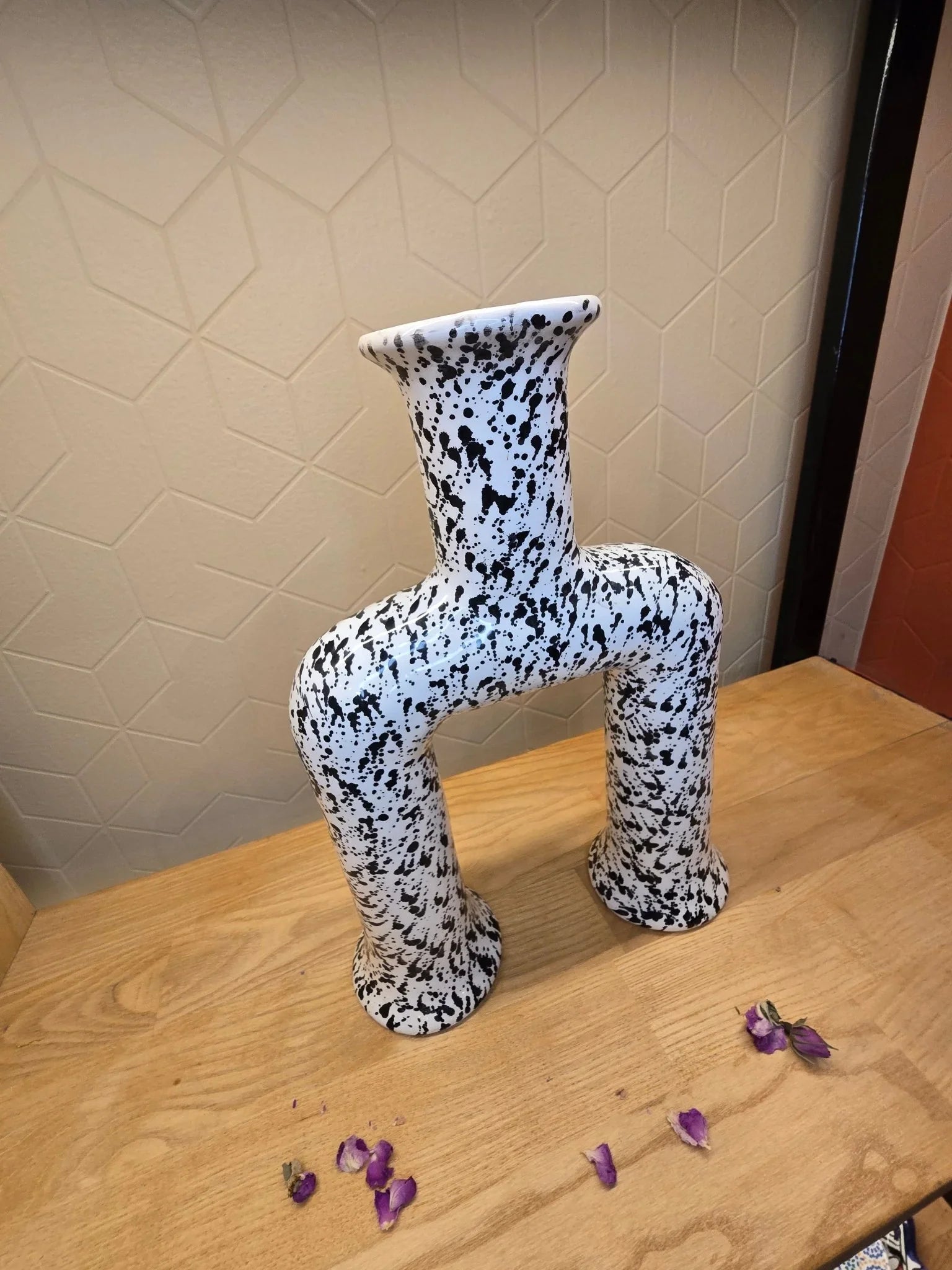 Vase Begra Noir et Blanc - Ij Beldi