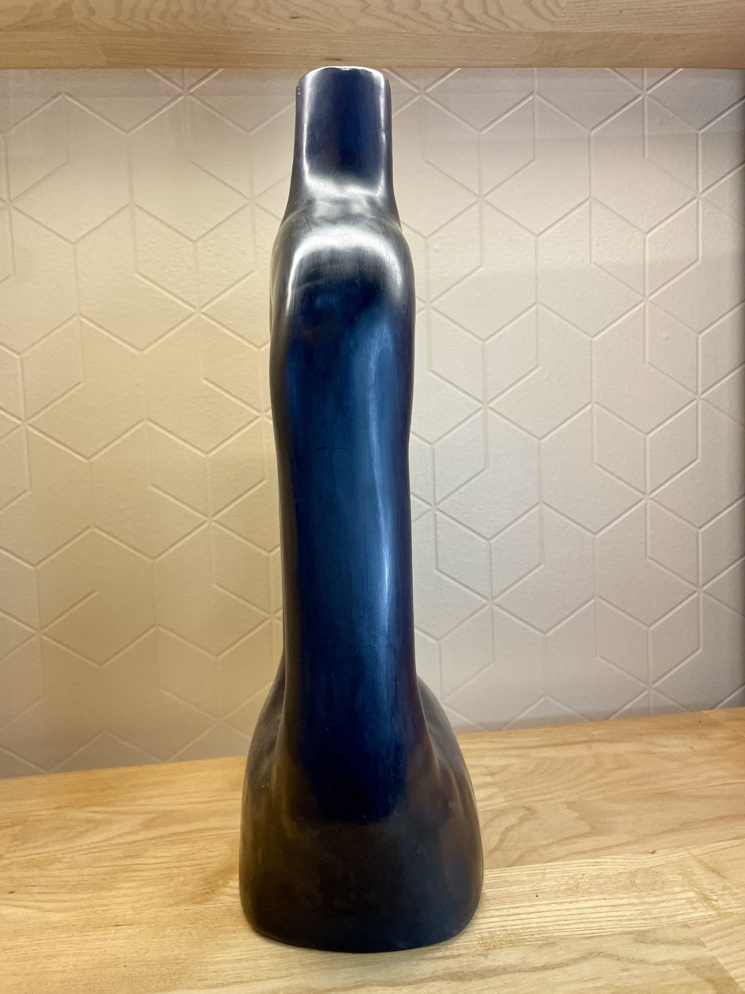 Vase en Céramique Noir – Décoration Artisanale Marocaine - Ij Beldi