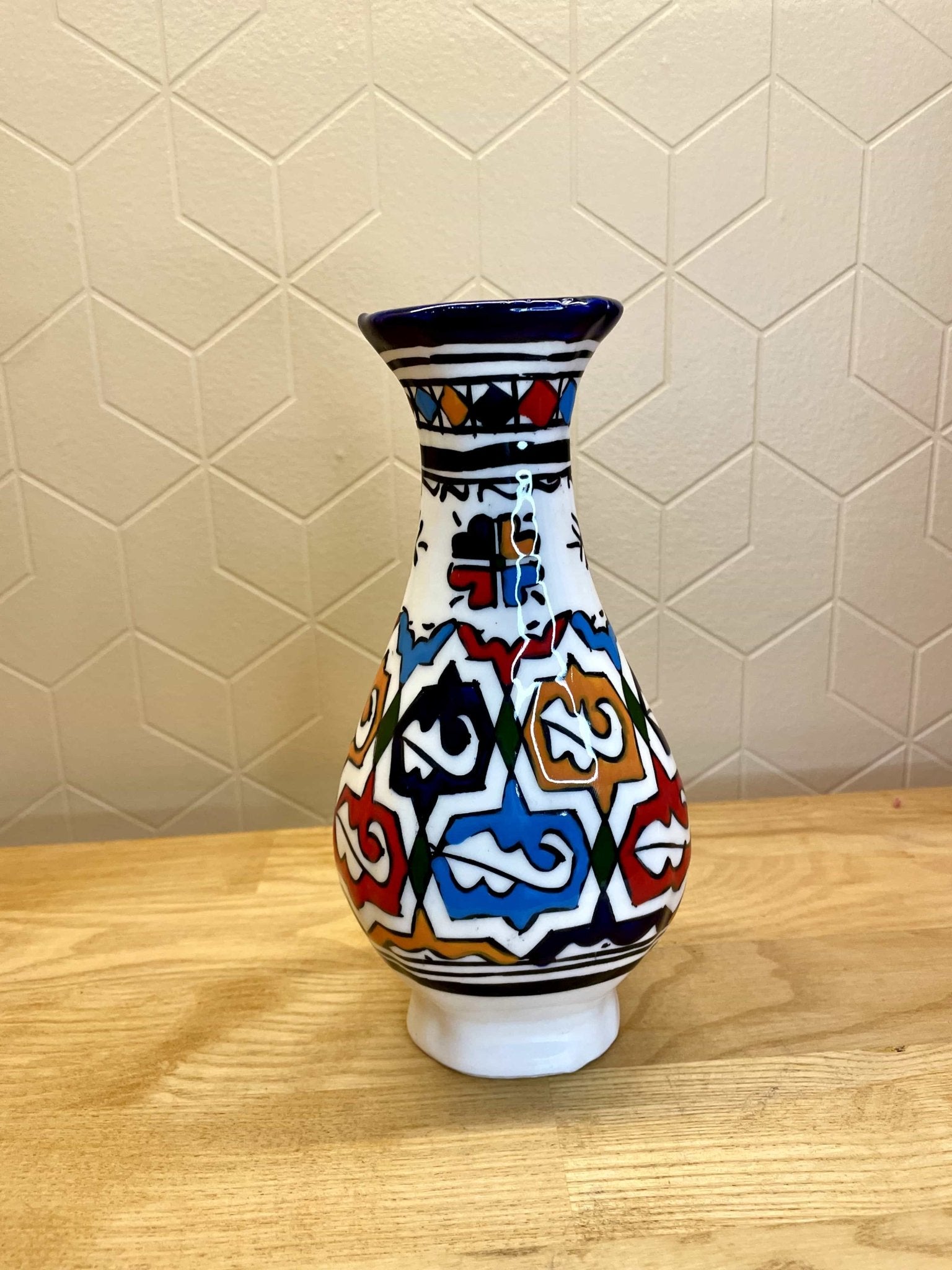 Vase Zwak Fessi – Céramique Artisanale de Fès - Ij Beldi