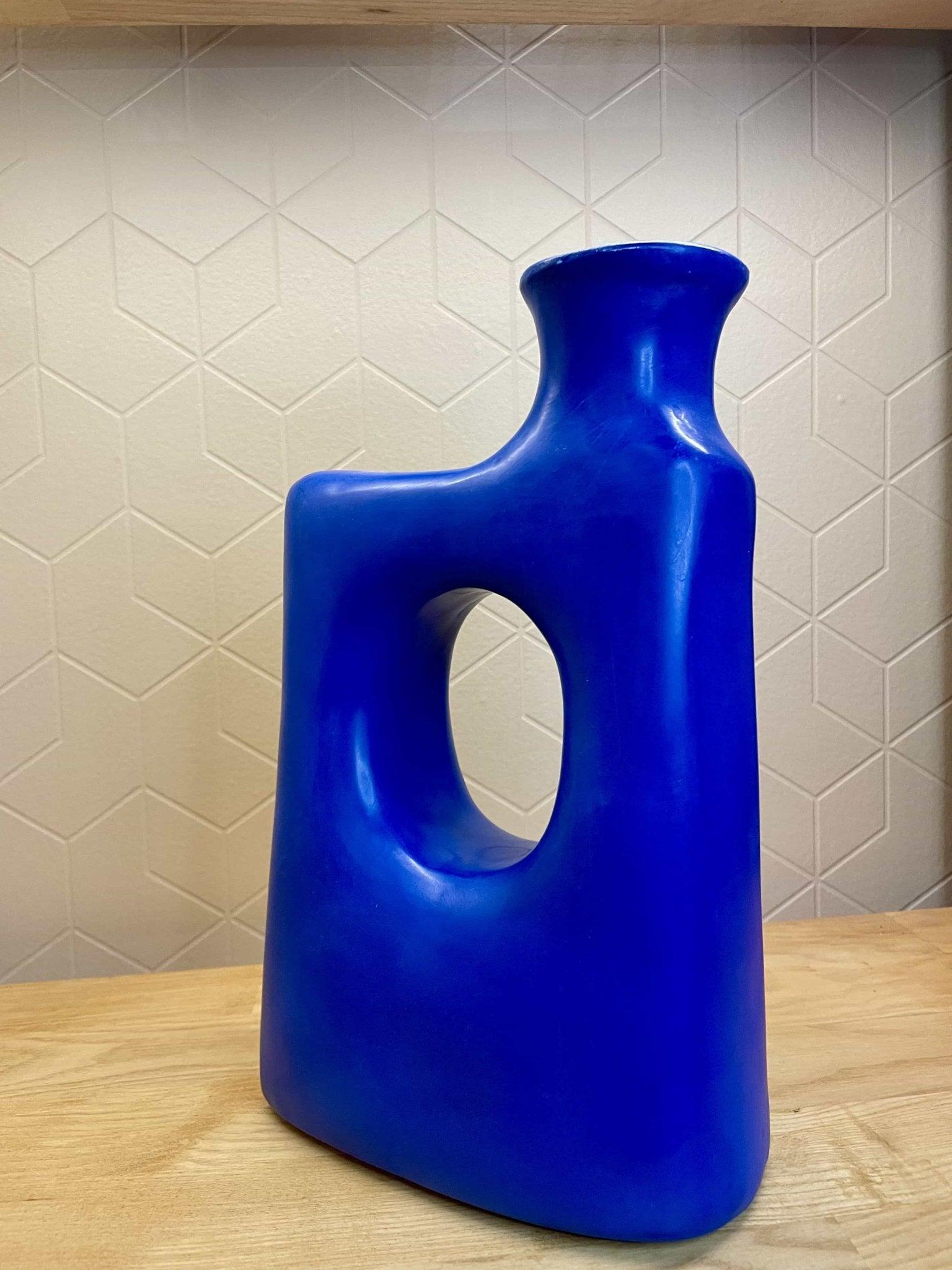 Vases Bleu Majorel - Ij Beldi