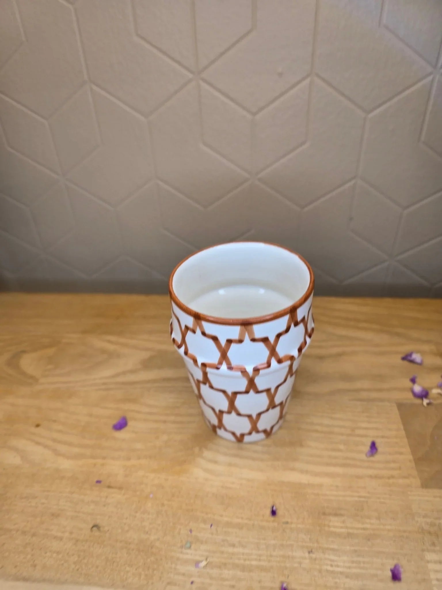 Verre Zelliges Terracotta - Ij Beldi