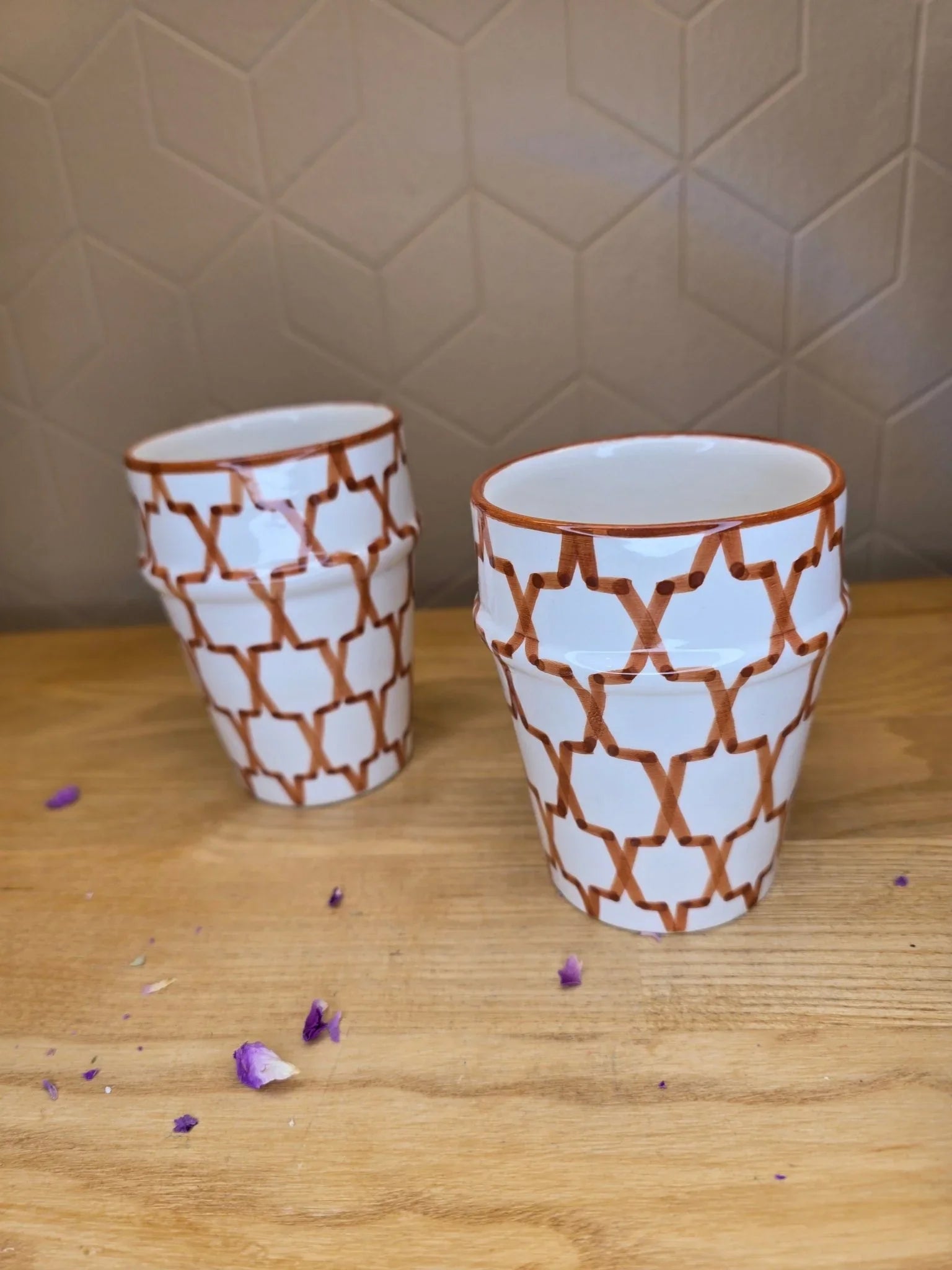 Verre Zelliges Terracotta - Ij Beldi