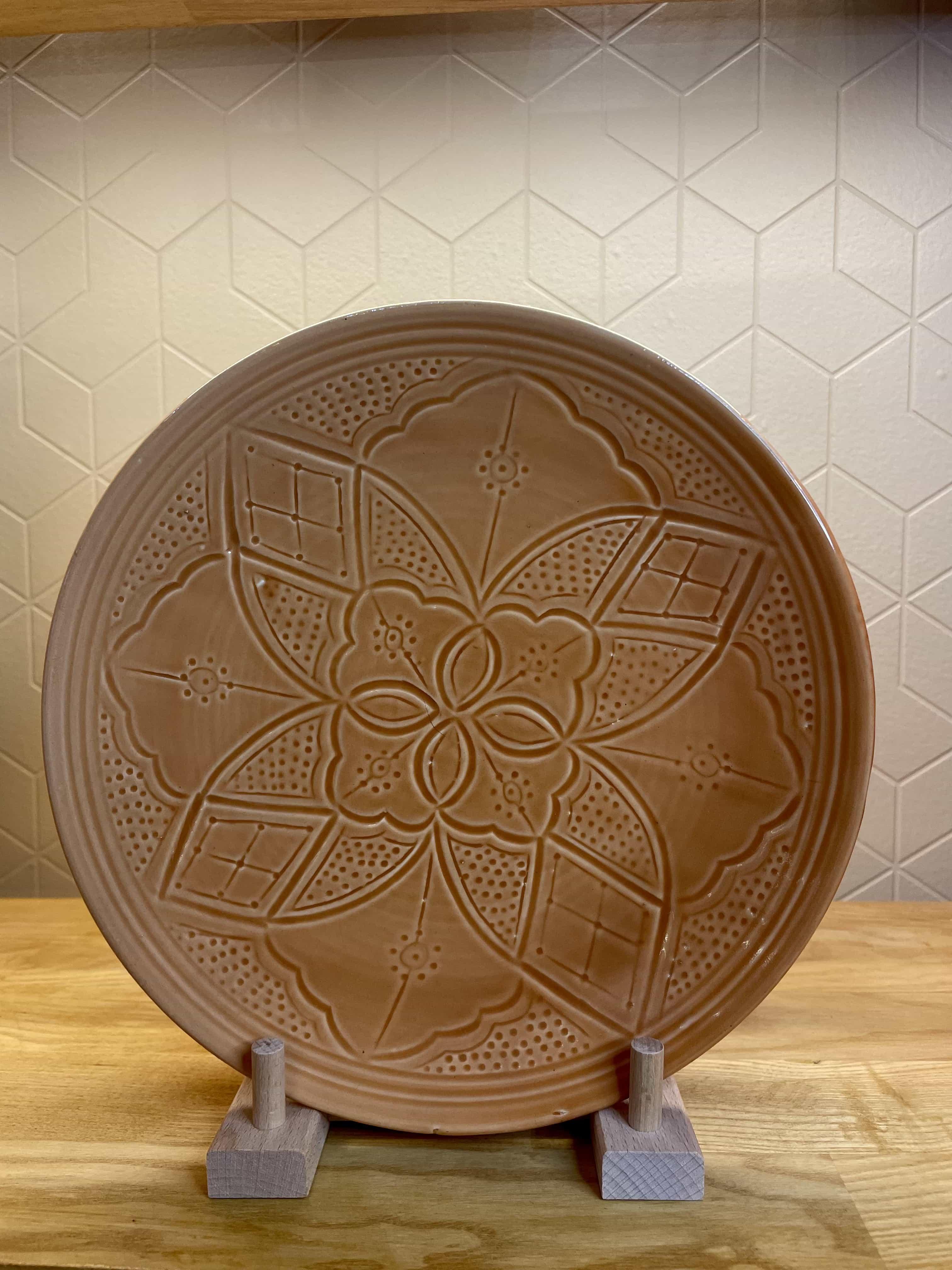 Assiette  Beldi Orange - Ij Beldi