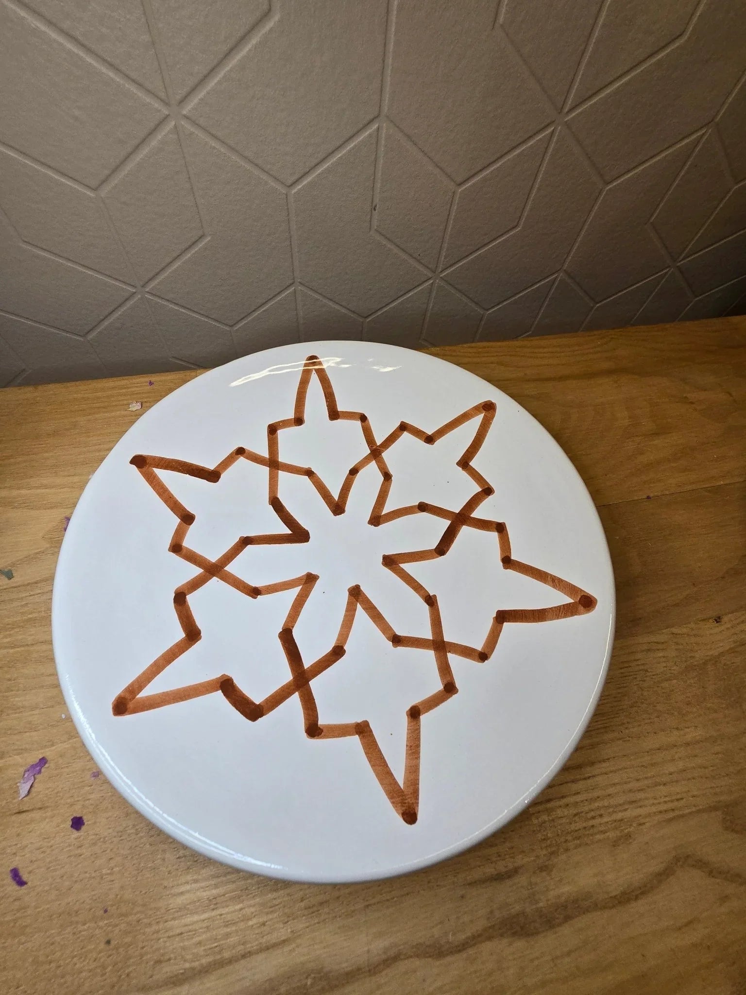 Assiette à Dessert Zwak Terracotta - Ij Beldi