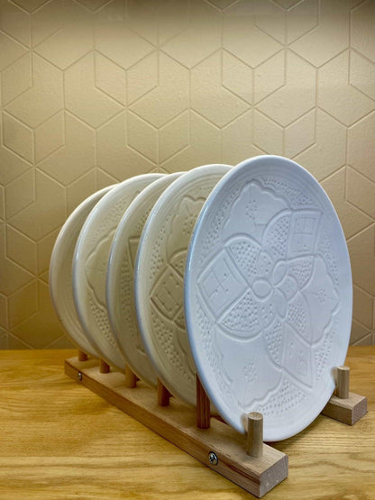 Assiette Beldi Blanche - Ij Beldi