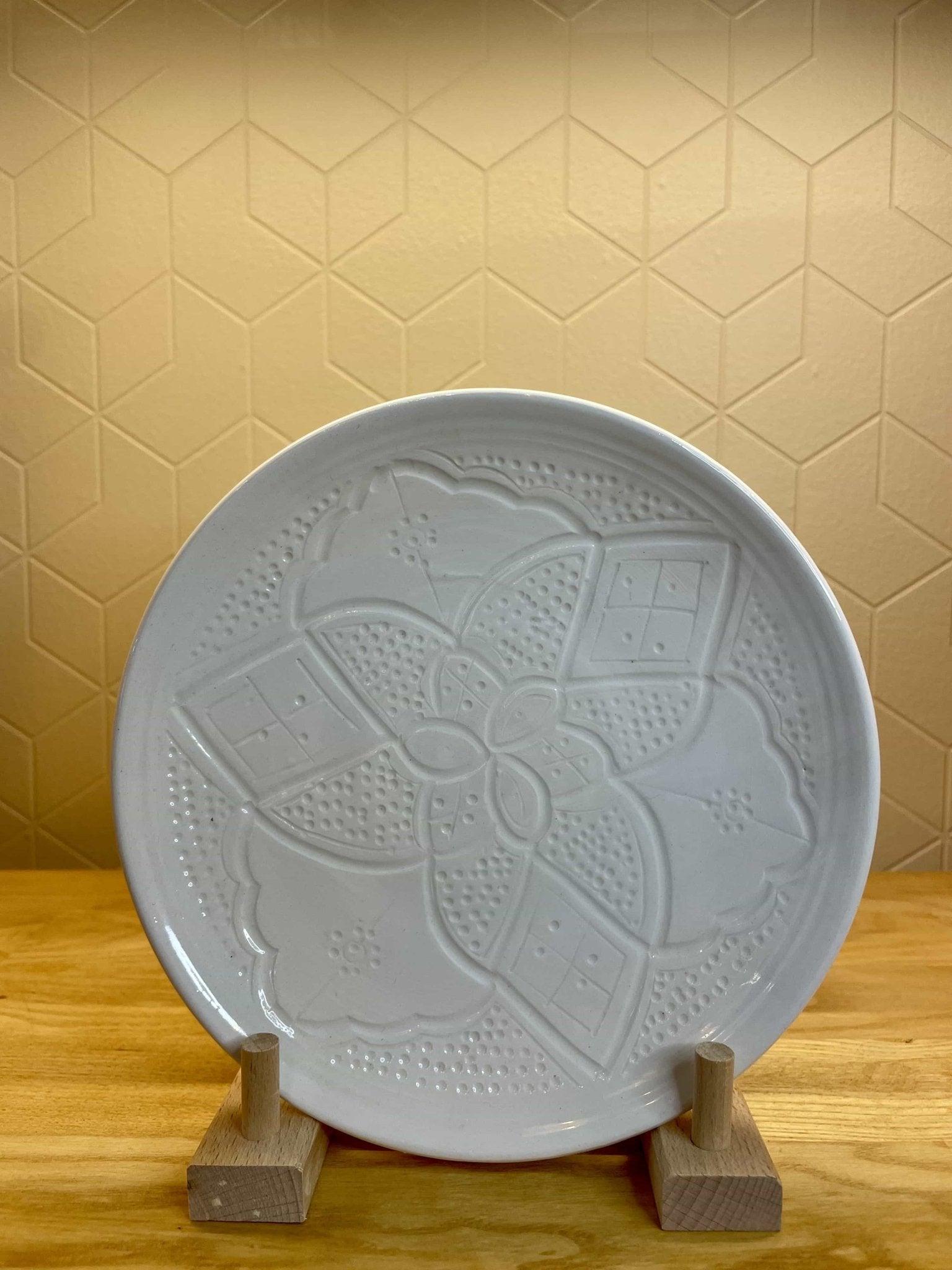 Assiette Beldi Blanche - Ij Beldi