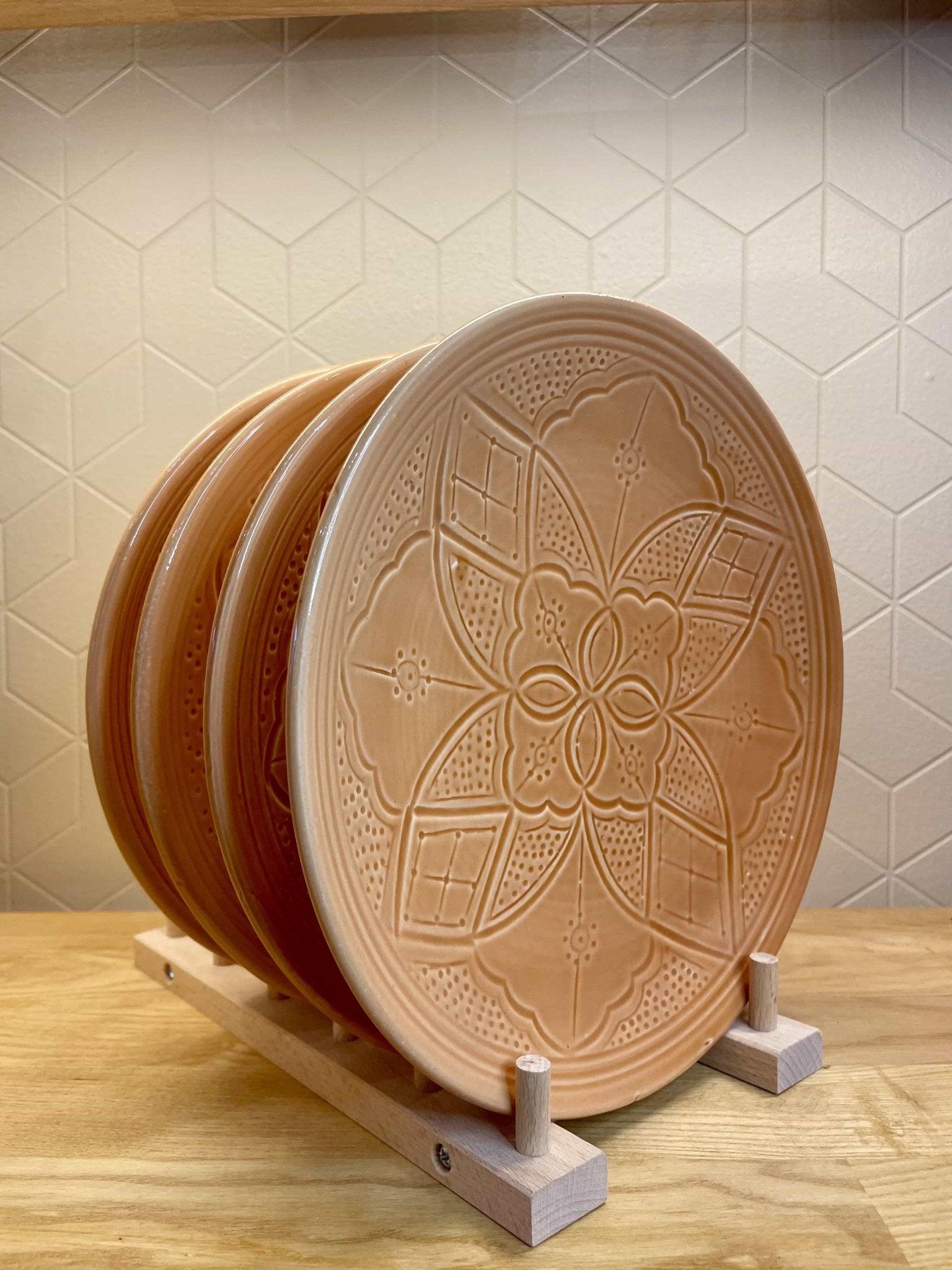 Assiette Beldi Orange - Ij Beldi