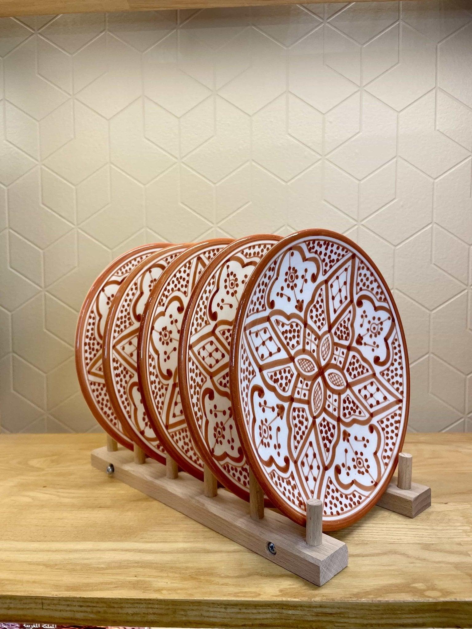 Assiette Zwak Beldi Orange - Ij Beldi