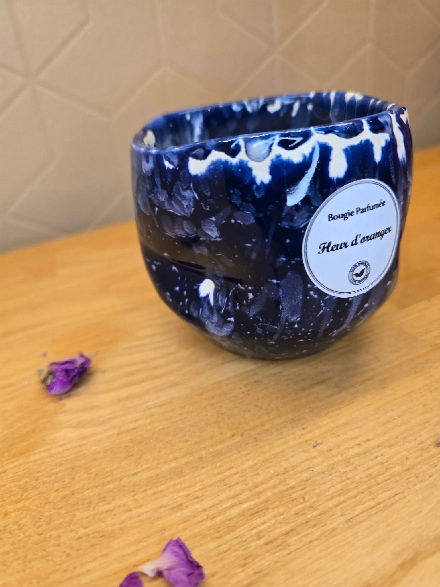 Bougie Imparfaite Lila - Ij Beldi