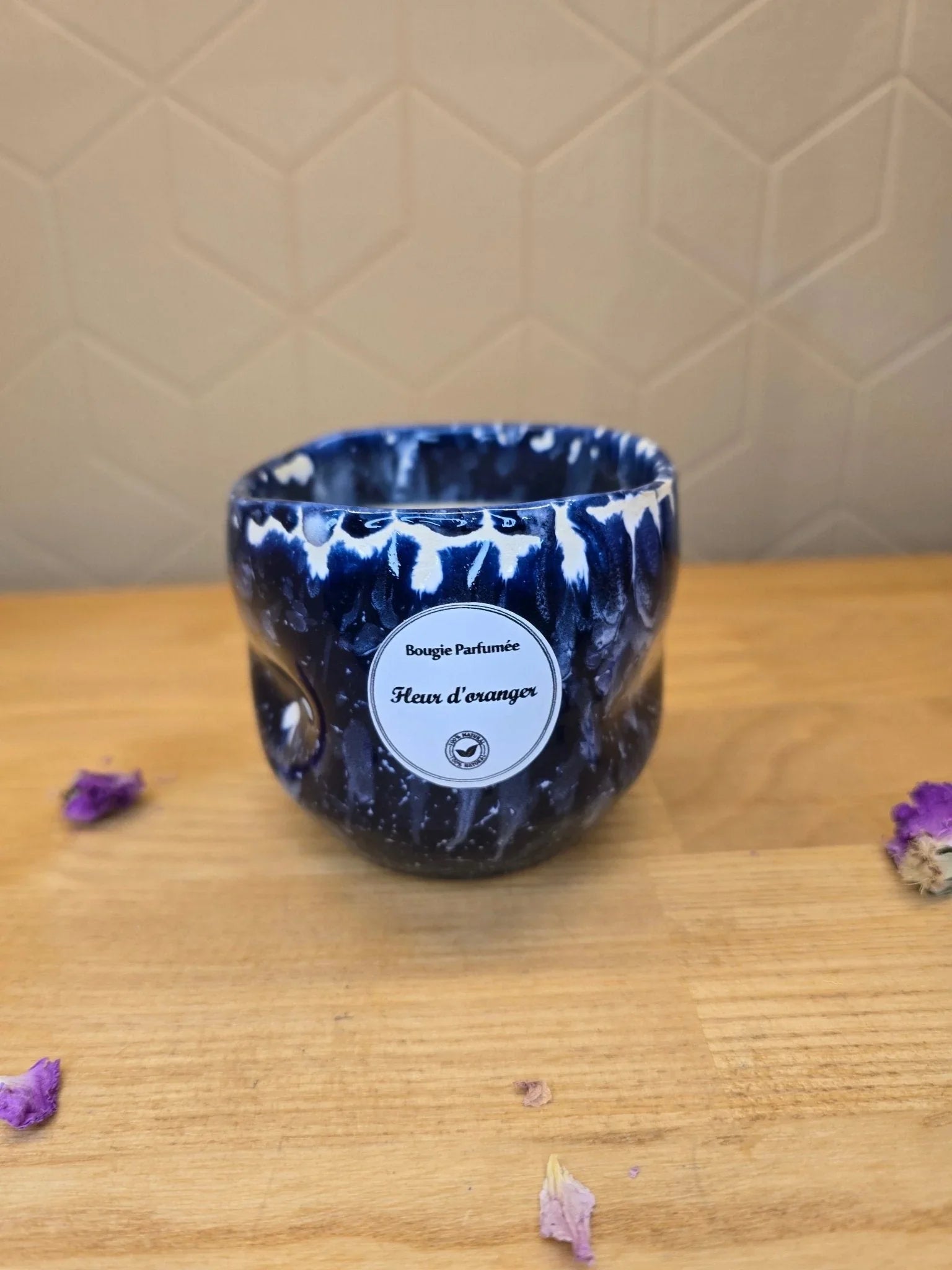 Bougie Imparfaite Lila - Ij Beldi