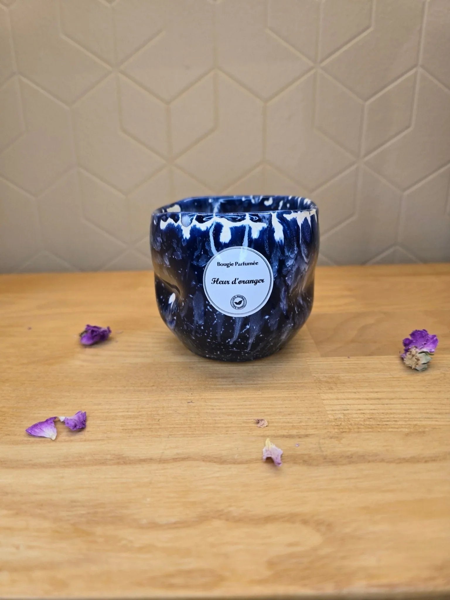 Bougie Imparfaite Lila - Ij Beldi