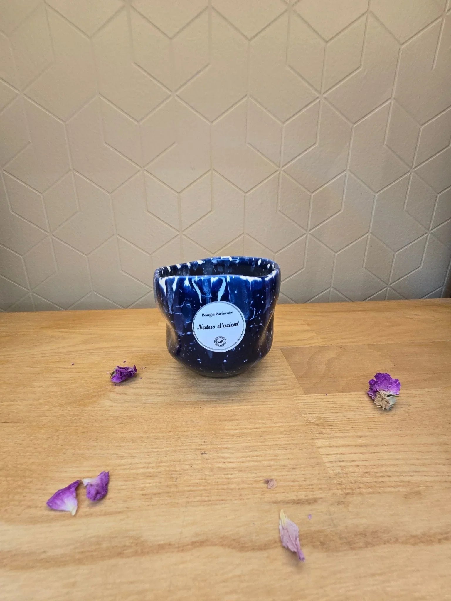 Bougie Imparfaite Lila - Ij Beldi