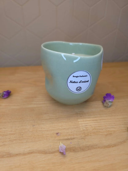 Bougie Imparfaite Verte Natus D'orient - Ij Beldi