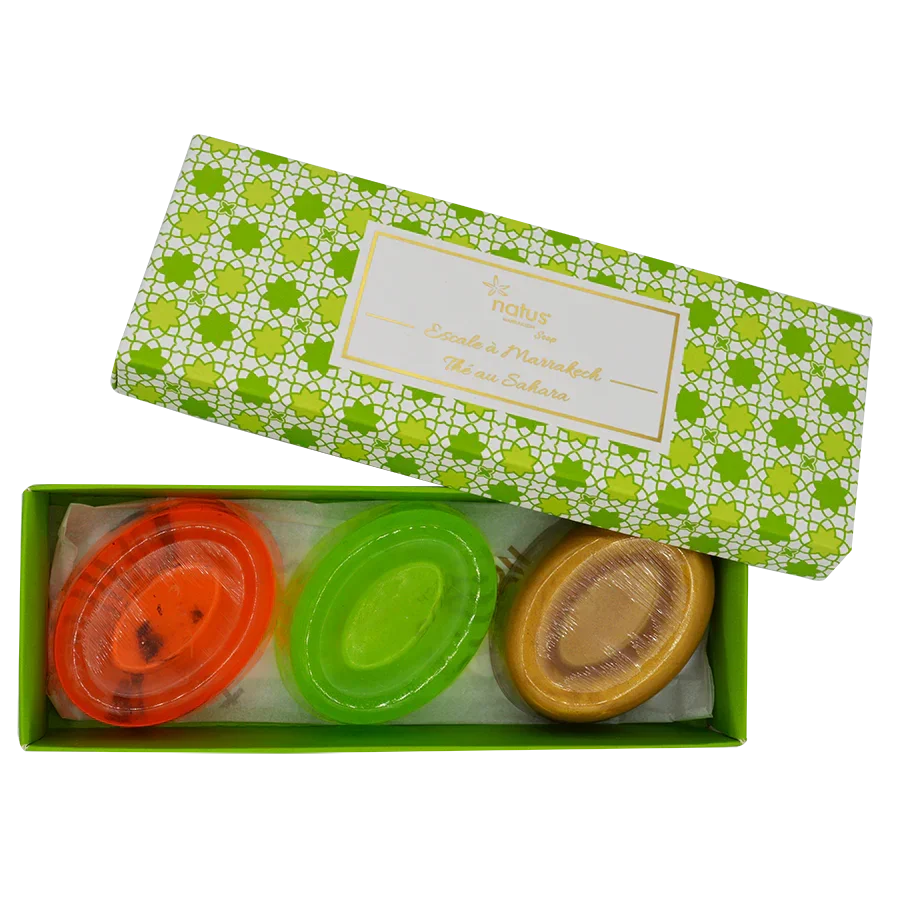 Coffret Trio de Savons Artisanaux - Ij Beldi