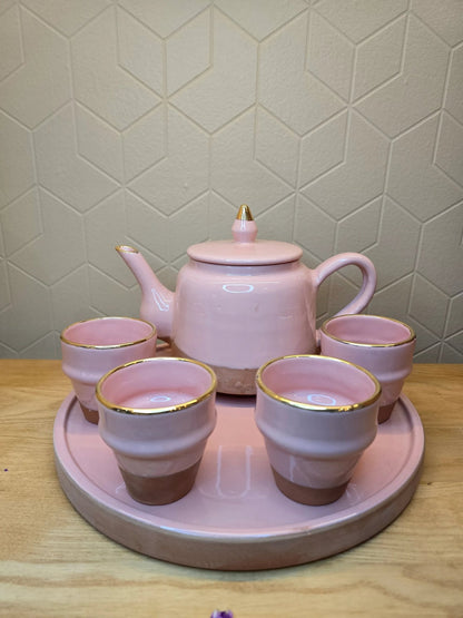 Ensemble Théière Bi Matière - Ij Beldi