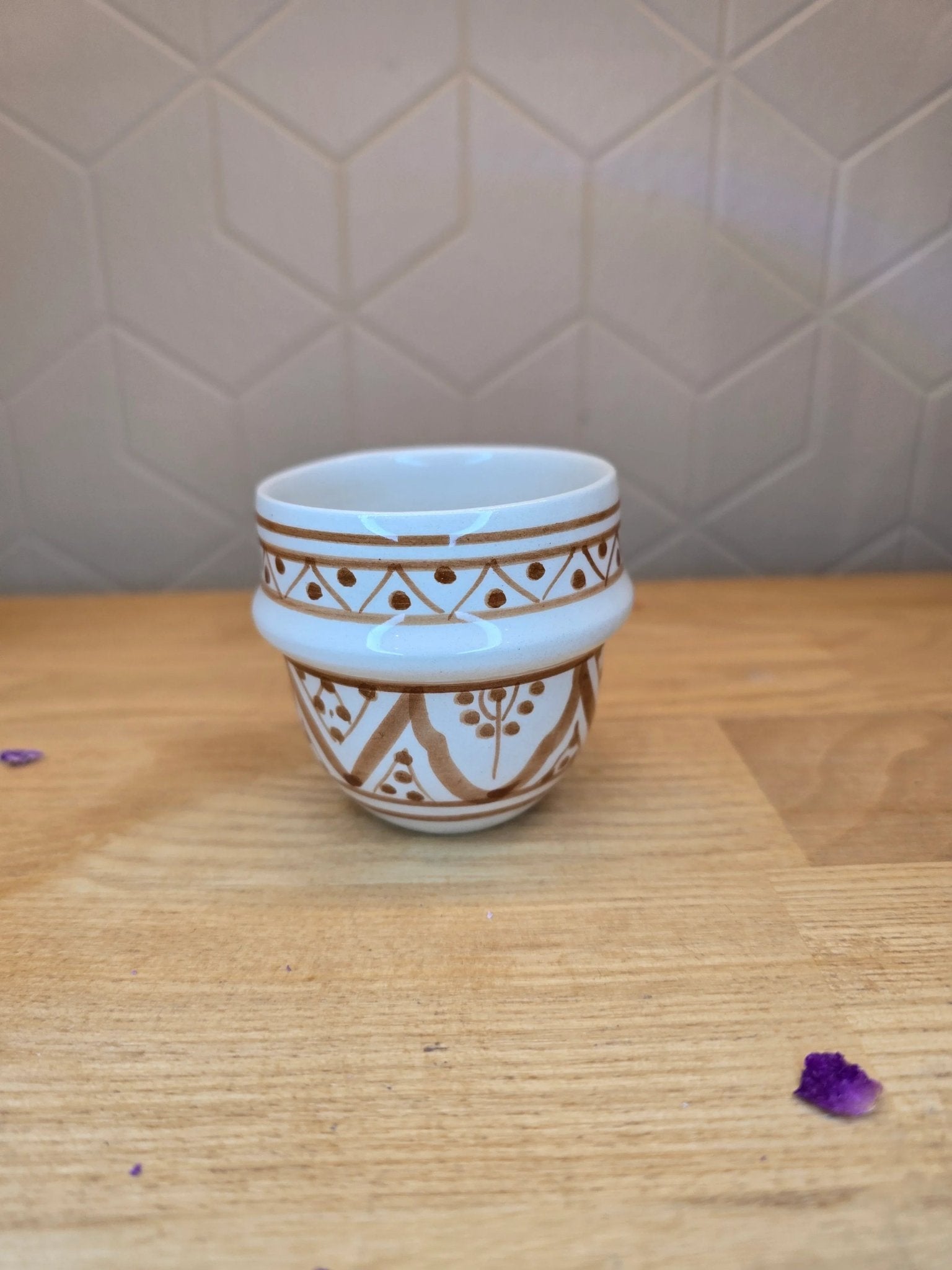 Mini Tasses à Expresso Beldi Noir et Blanc - Ij Beldi