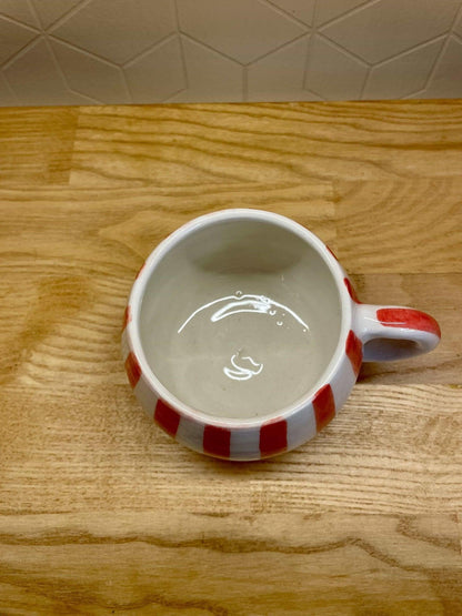 Mug Ourika Rayée Rouge - Ij Beldi