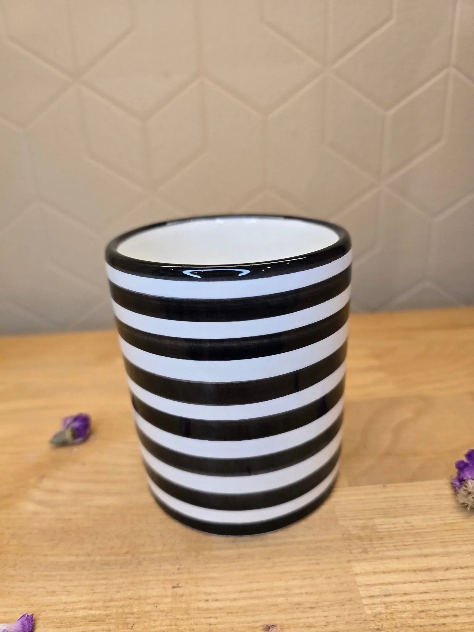 Mug Rayé Noir et Blanc - Ij Beldi