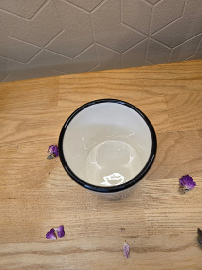 Mug Rayé Noir et Blanc - Ij Beldi