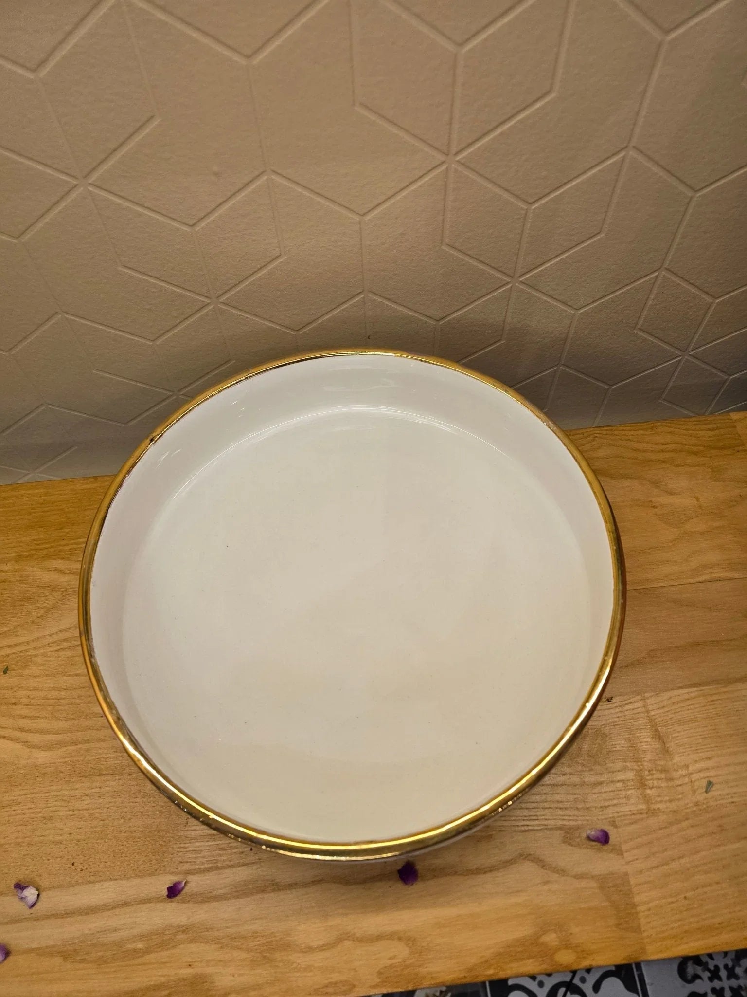 Plat Beldi Blanc Gold - Ij Beldi