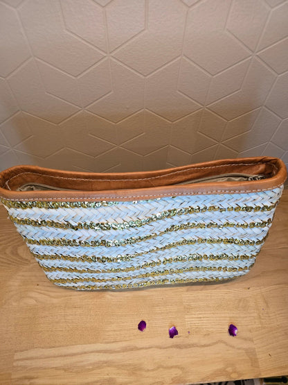 Pochette à sequins dorés - Ij Beldi