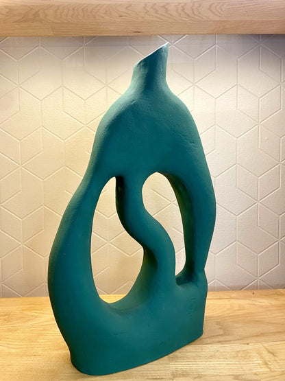 Vase AMAZIGH vert - Ij Beldi