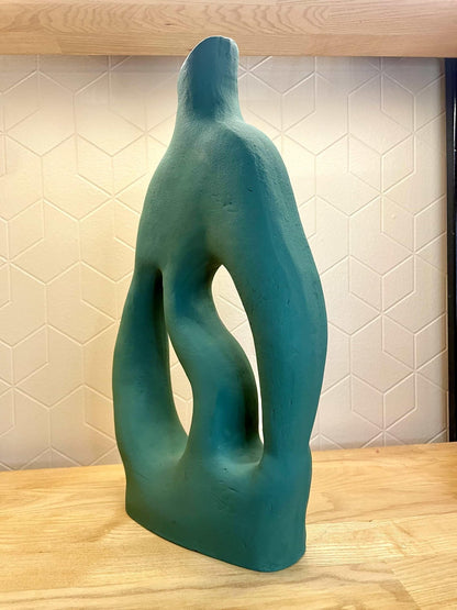 Vase AMAZIGH vert - Ij Beldi