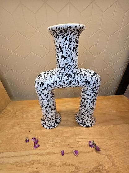 Vase Begra Noir et Blanc - Ij Beldi