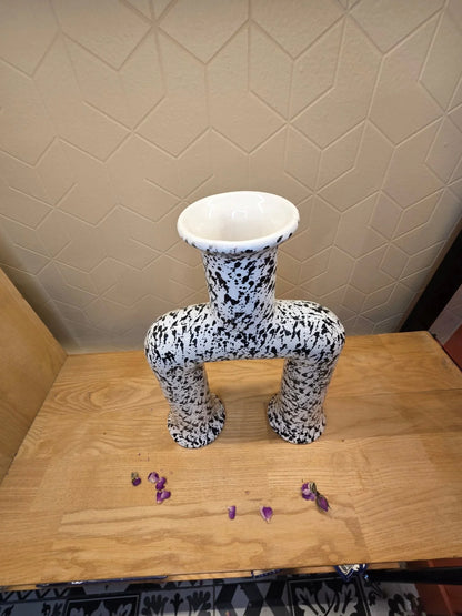 Vase Begra Noir et Blanc - Ij Beldi