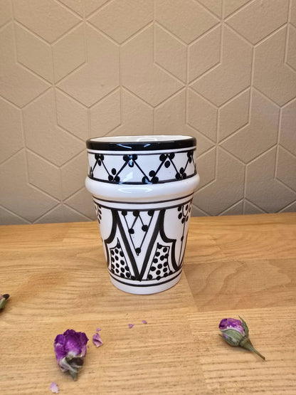 Verre Beldi Noir et Blanc - Ij Beldi