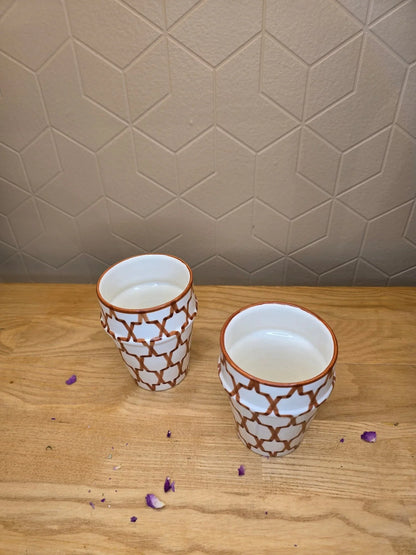 Verre Zelliges Terracotta - Ij Beldi