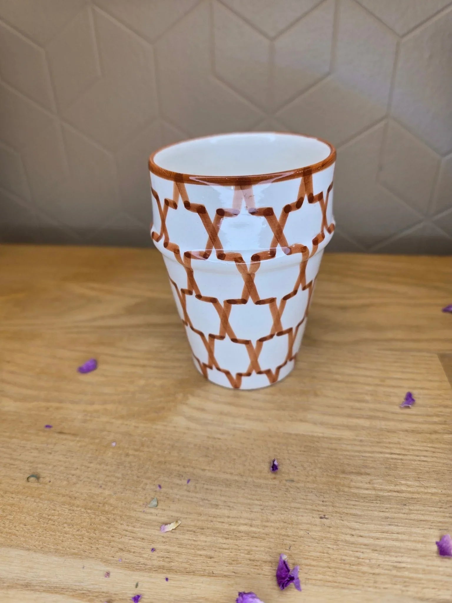 Verre Zelliges Terracotta - Ij Beldi