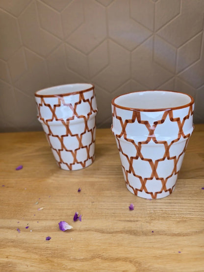 Verre Zelliges Terracotta - Ij Beldi